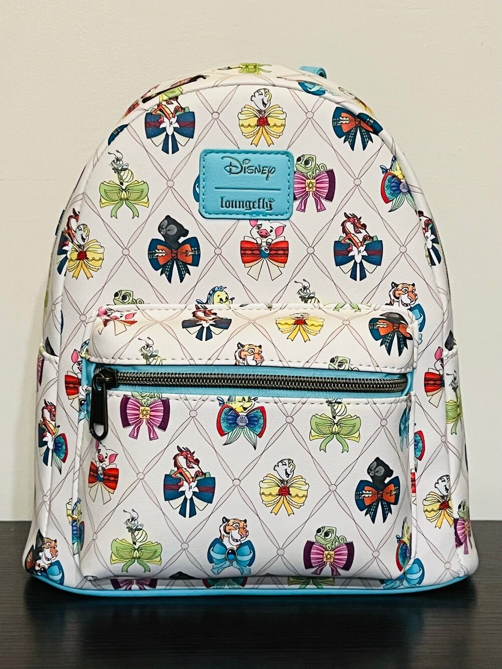 Loungefly Disney Princess Bows & Sidekicks Mini Backpack Wallet Set